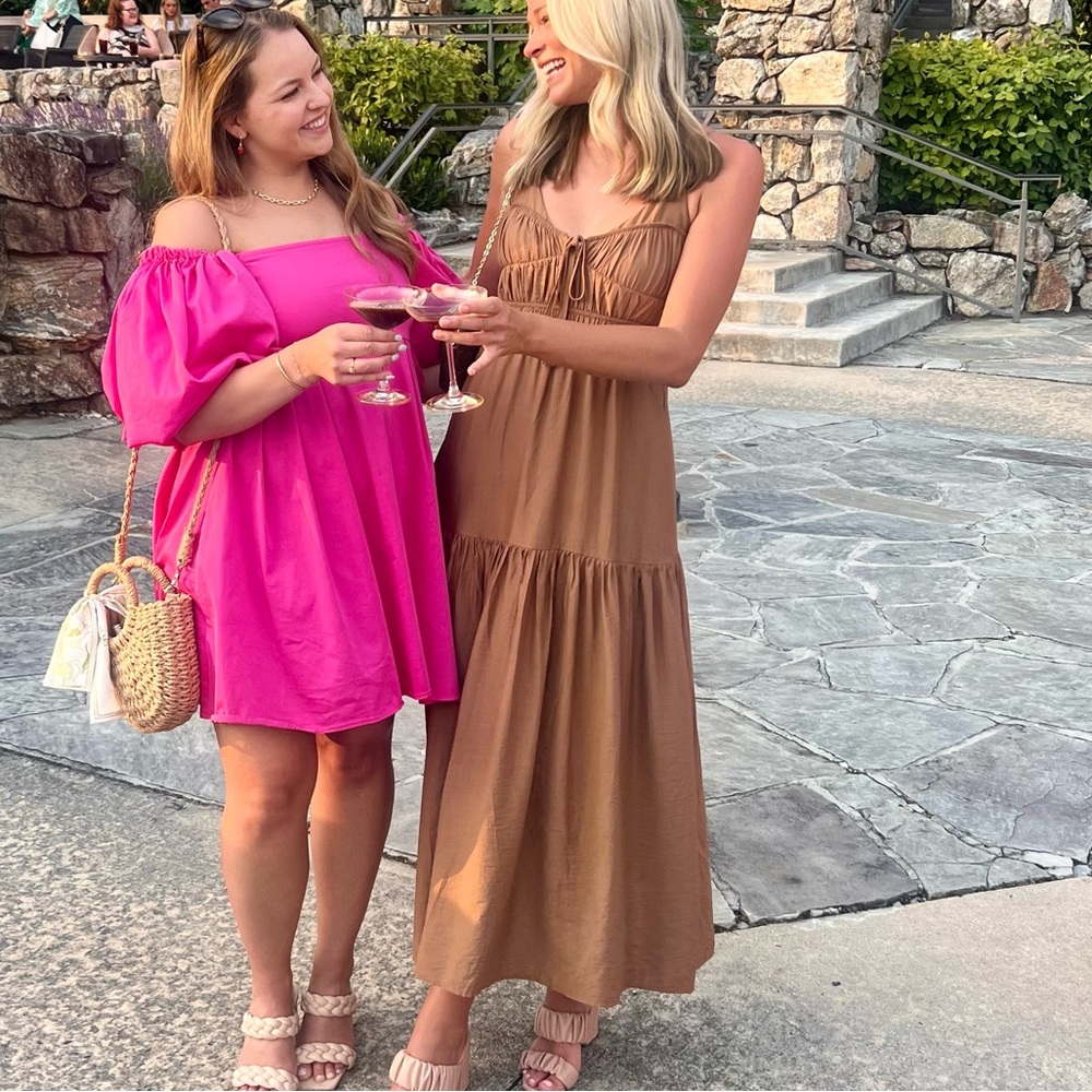 Alter’d State brown midi dress